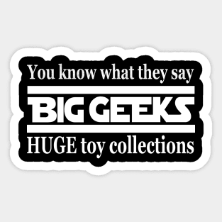 Big Geek Toy Collection Sticker